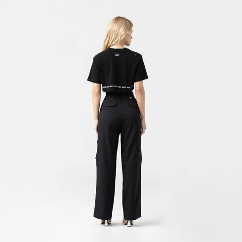 CROP TOP NEGRO CHARLOTTE MONASTERY